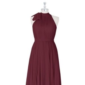 AZAZIE Cailyn Bridesmaid Dress in Cabernet